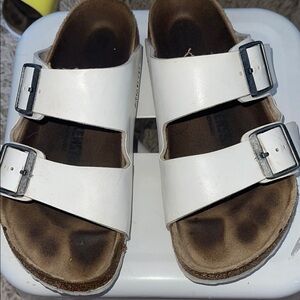 Women’s White Birkenstocks